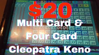 Playing $20 on Multi Card and Cleopatra Four Card Keno at Aliante Casino - Las Vegas by LetYrLiteShine 169 views 9 days ago 22 minutes