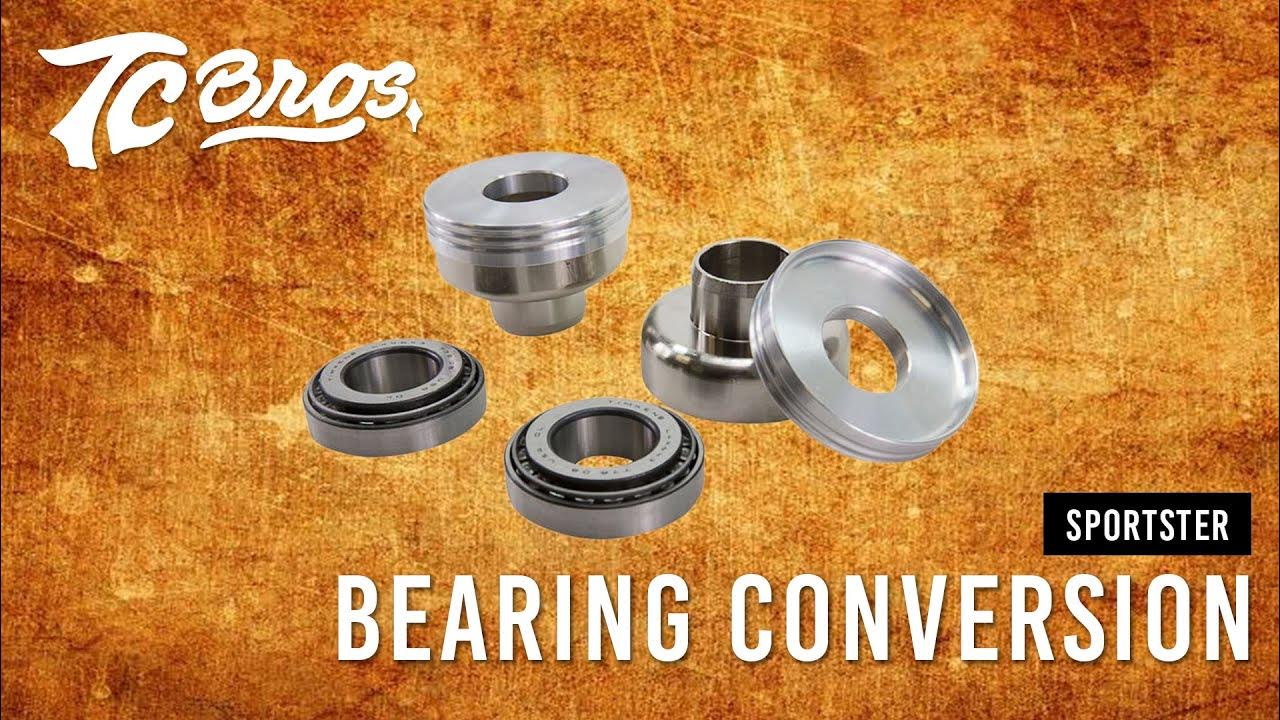 TC Bros. Ironhead Sportster Steering Neck Cup Conversion Bearings 7/8