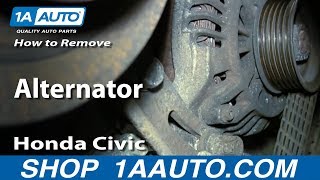How to Replace Alternator 0105 Honda Civic