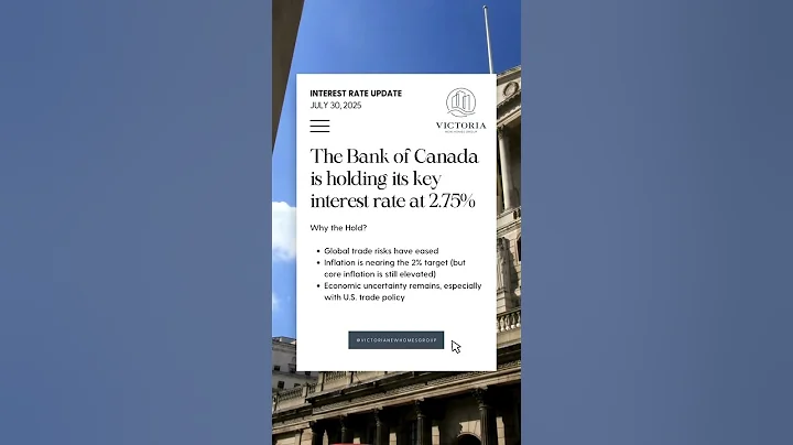 Bank of Canada holds interest rates  #realestate #homebuyeracademy #interiordesign