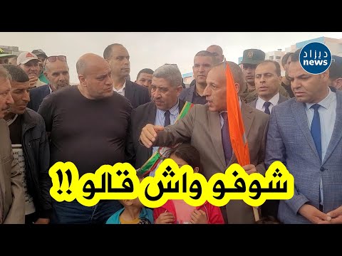 شاهد ما قاله والي البويرة لهذا المقاول قبيل إعطاء إشارة انطلاق أحد المشاريع
