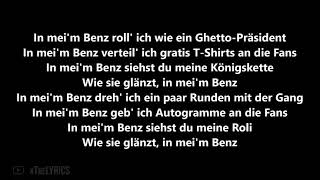 AK AUSsERKONTROLLE FEAT BONEZ MC -IN MEIN BENZ (prod.by Sonus030) OFICIALL LYRICS