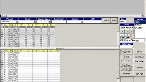Price Maintenance from Matrix II (Visual Retail Plus)