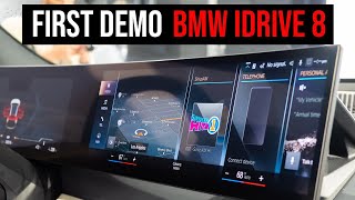 BMW iDrive 8 Demo | The Most Important Features