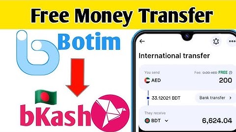 Free Money Transfer Botim To bkash Account Bangladesh | Botim Money Transfer To bKash