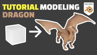 Dragon (Lowpoly) - Full Tutorial in Blender