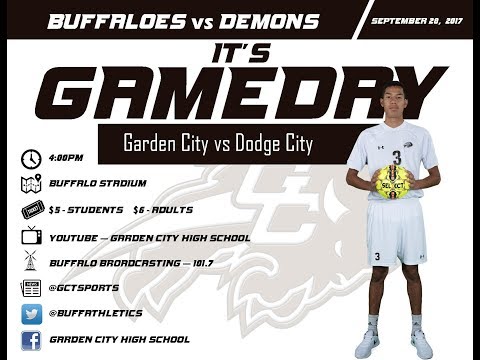 Garden City High School Buffaloes Soccer Vs Dodge City 9 28 Youtube