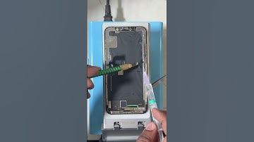 iPhone X display frame remove