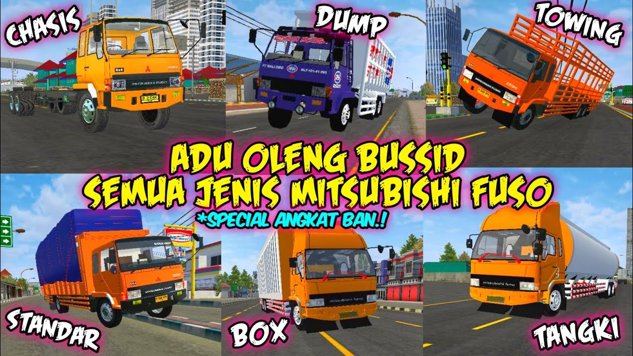 MANTAP NIH.! K0MP1L4SI ADU 0L3NG SEMUA JENIS MITSUBISHI FUSO || AUTO ANGKAT GARDAN.!