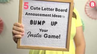 5 Cute Letter Board Pregnancy Announcement Ideas