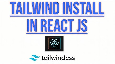 Tailwind install in react js || How to install Tailwind in react js || Tailwind 2025 install || code