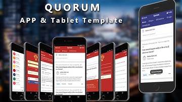 Quorum | Mobile and Tablet Template (Like Quora)