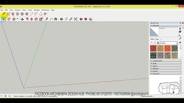 How to use the line tool in sketch up