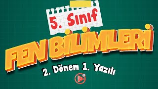 5 Sınıf Fen Bilimleri 2 Dönem 1 Yazılı Çalışması