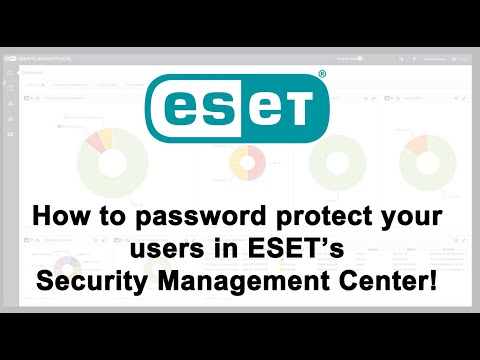 How to password protect your users in ESET Security Management Center!