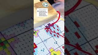 Tutorial kit punto cruz 😍🥰 #puntocruz #tutorial #manualidades