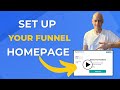How to Set Up a Funnel Homepage in Systeme.io