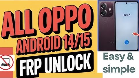Oppo Frp Bypass | android 14,15 | Without pc | oppo mobile Frp unlock 
