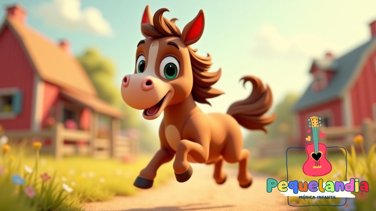 🐴🎵 Música Infantil: “Caballito Taca Taca” — Galope y Saltos Felices 💨