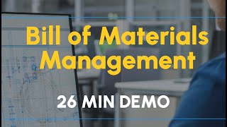 Rootstock Cloud ERP | Managing BOM's Demo
