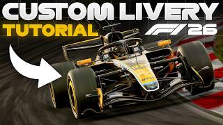 HOW TO MAKE A CUSTOM LIVERY ON F1 26 screenshot 2