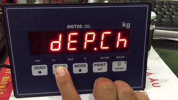 Màn hình hiển thị DGT20 - Đấu nhiều loadcell vào một màn hình hiển thị.