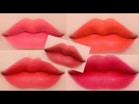3CE SMOOTHING LIP TINT SWATCHES & REVIEW | K-BEAUTY