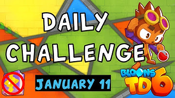 Bloons TD 6 Daily Challenge | Arting Land | No Hero No MK No Powers | January 11 2023