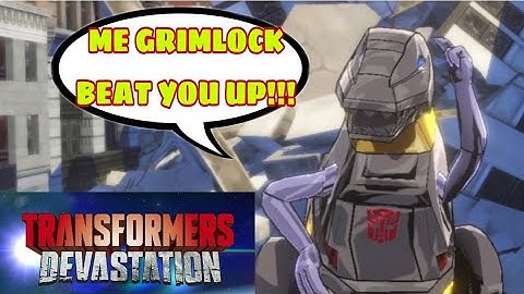 Transformers Devastation Grimlock Gameplay