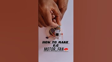 KAISE D,C MOTOR SE FAN BANAYE #youtubeshorts #experiment #diy #shorts #shortsshort #viral #trending#