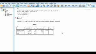 One Way Anova-To identify factors to be controlled