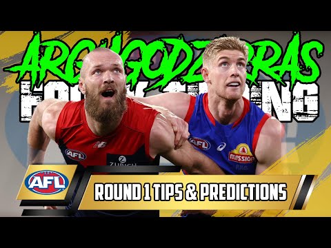 AFL 2022 ROUND 1 TIPS/PREDICTIONS | ARGHGODZIRRA'S FOOTY TIPPING COMPETITION