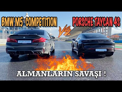 DEV KARŞILAŞMA! 🔥 BMW M5 COMPETITION VS PORSHCHE TAYCAN 4S