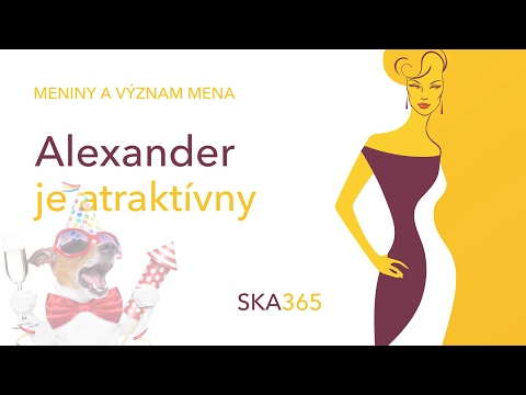 Video: Význam Mena Alexander
