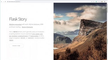Flask Html5Up Story - Flask Boilerplate | AppSeed