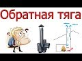 Обратная тяга в дымоходе - Что делать [ Опрокидывание тяги ]