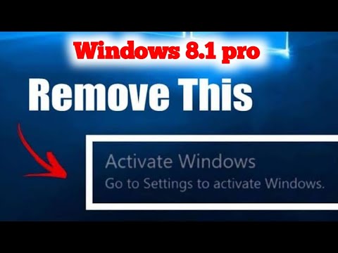 How to remove "Activate Windows One Minute" Watermark in windows 8/8.1/10