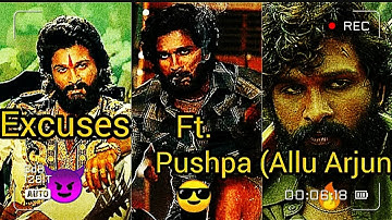 Pushpa-Allu Arjun Excuses Edit Whatsapp Status #shorts #pushpa #alluarjun #viral 💯🔥😎