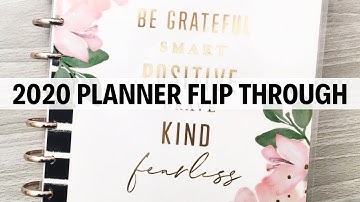 2020 PLANNER FLIP THROUGH | CLASSIC HAPPY PLANNER