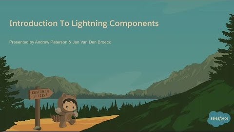 Introduction to Lightning Components (2)