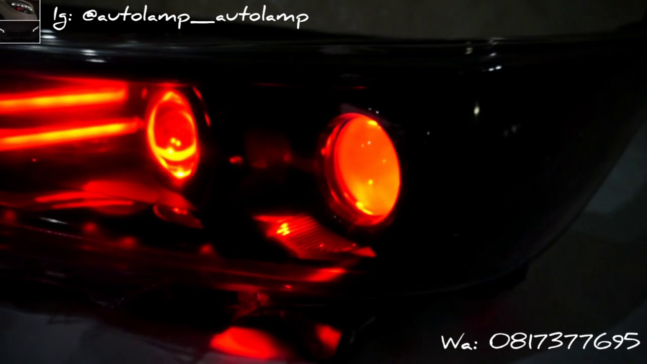 Custom headlamp all new innova reborn - YouTube