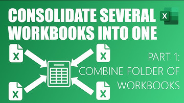 How to Consolidate Excel Workbooks Using VBA Part 1: Combine a Folder of Workbooks