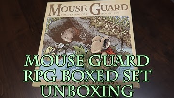 Mouse Guard RPG Boxed Set Unboxing
