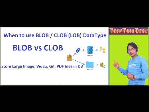 Video: Che cos'è BLOB CLOB Oracle?