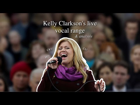 KELLY CLARKSON - Live Vocal Range & Analysis (C#3 - C6 - D7)