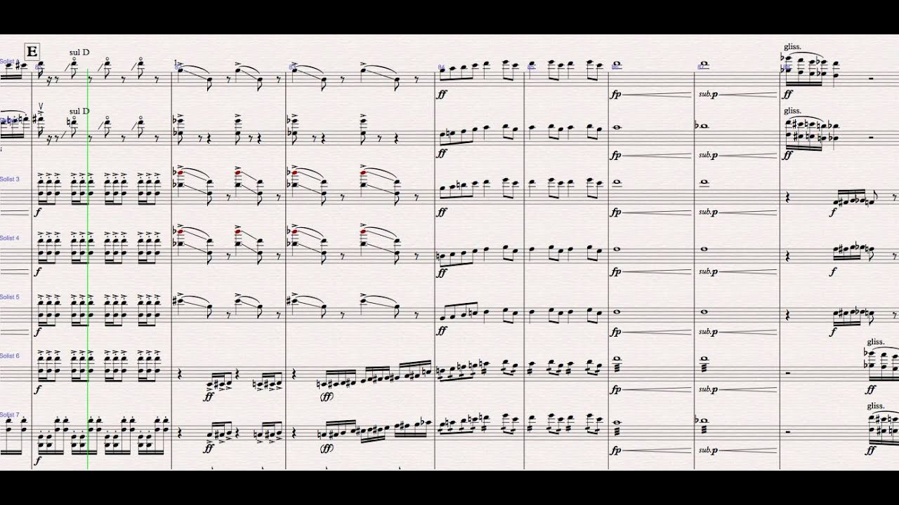 A Khachaturian - (with score) 'Sabre Dance'' (arranged by