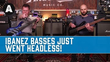 NEW Ibanez EHB Basses - Striking Headless Designs With Advanced Playability!
