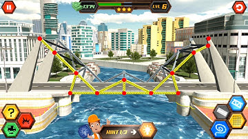 Bridge Construction Simulator Guide Level 1-8 (Android)