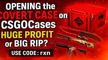 🔥 OPENING the COVERT CASE on CSGOCases! HUGE PROFIT or BIG RIP?! ( csgocases promo code 2025 )