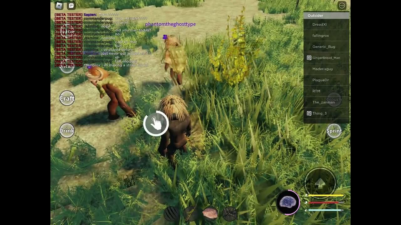 New fire crafting system [roblox sapien civilization update ] YouTube